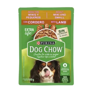 DOG CHOW POUCH ADUL. MIN./PEQ. CORDERO